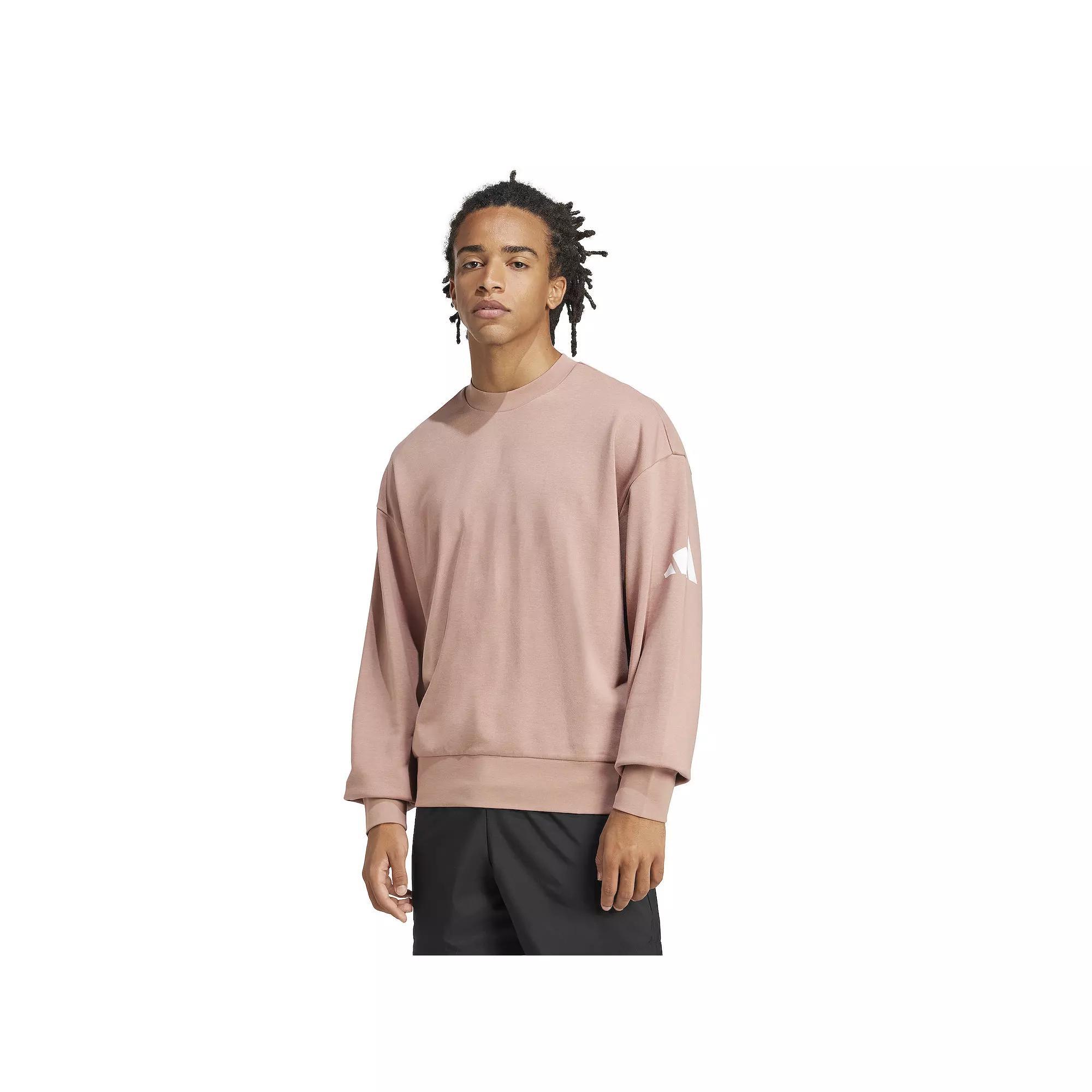 Mens adidas Essentials 3-Bar Loose Sportswear Sweatshirt Product Image