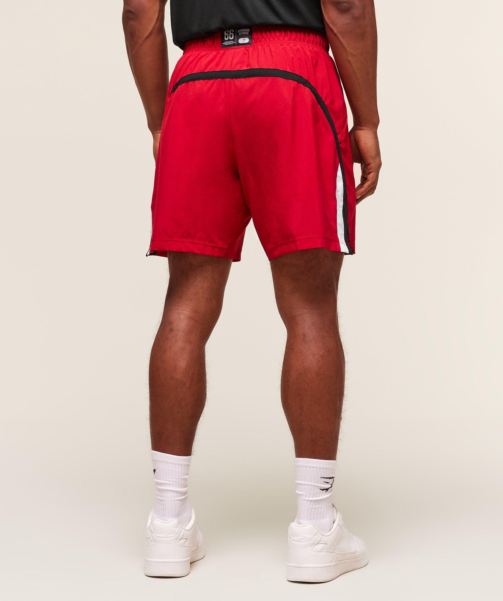 Gymshark Varsity 7" Shorts - Conditioning Red Male Product Image