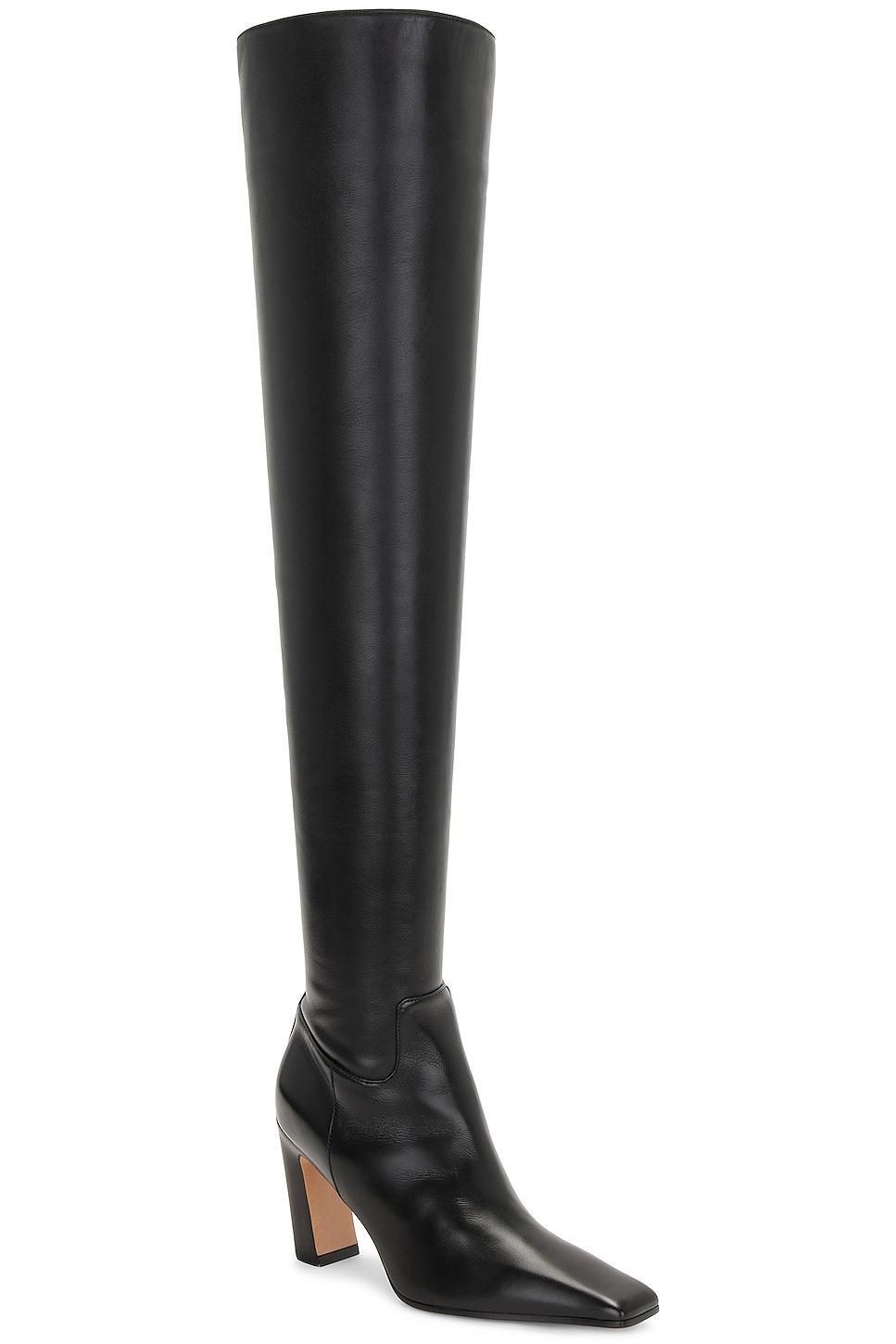 KHAITE Marfa Classic Over The Knee Heel Boot Product Image