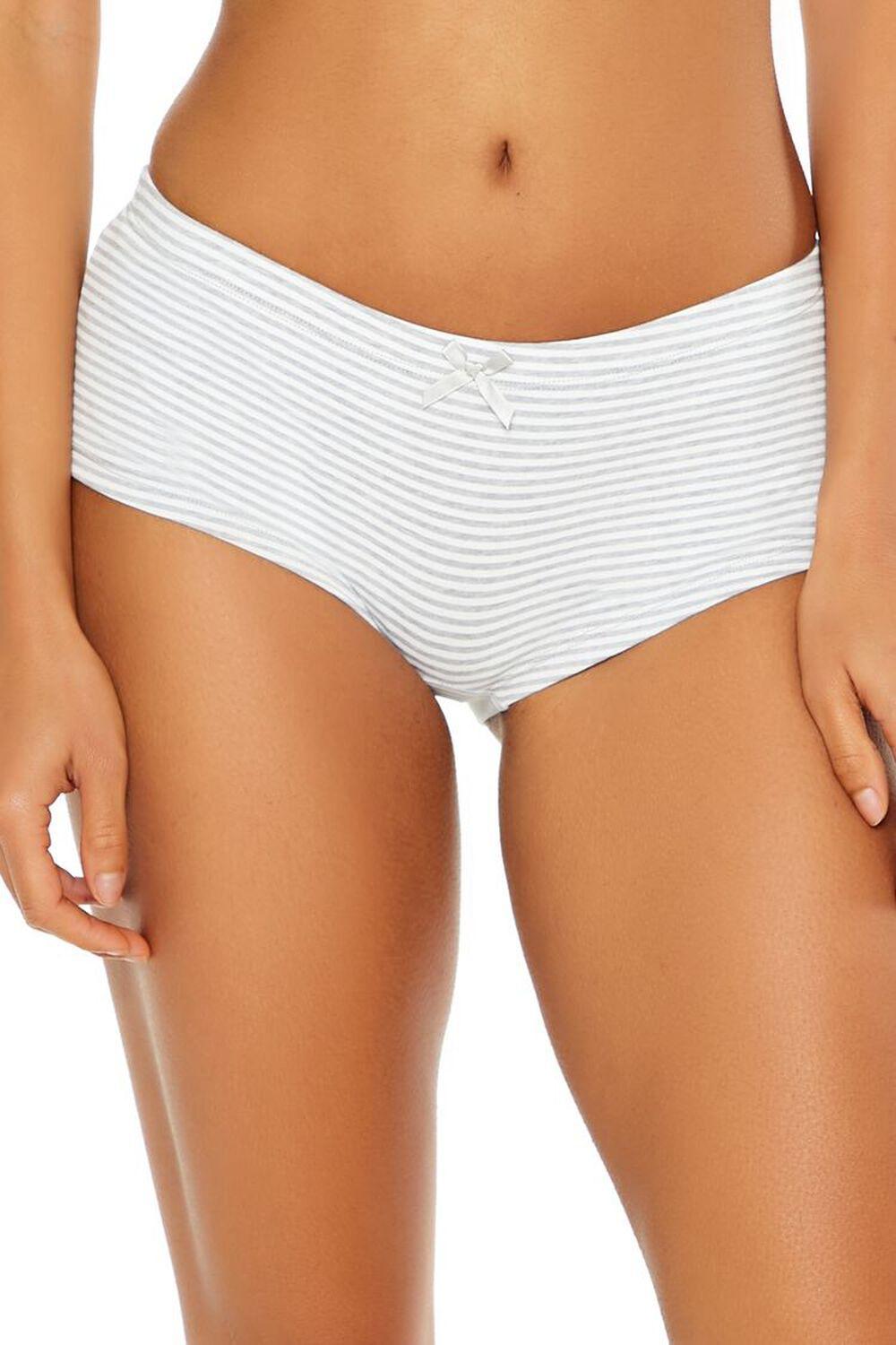 Striped Bow Shortie Panties | Forever 21 Product Image