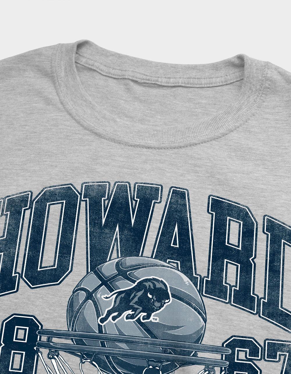 HOWARD UNIVERSITY Spirit Collection Basketball Mens Tee Product Image