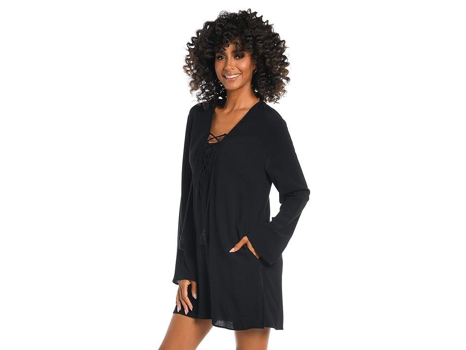 La Blanca Beachcomber Basics V-Neck Tunic Women's Swimwear Product Image