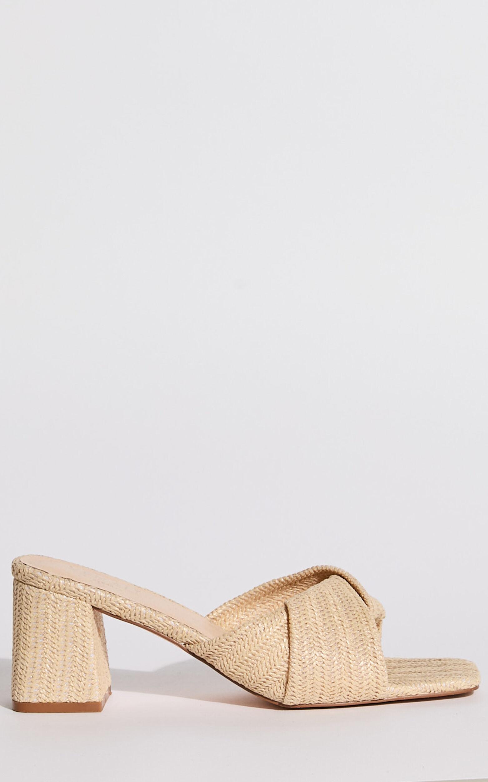 Verali - Stella Heels in Natural Raffia Product Image