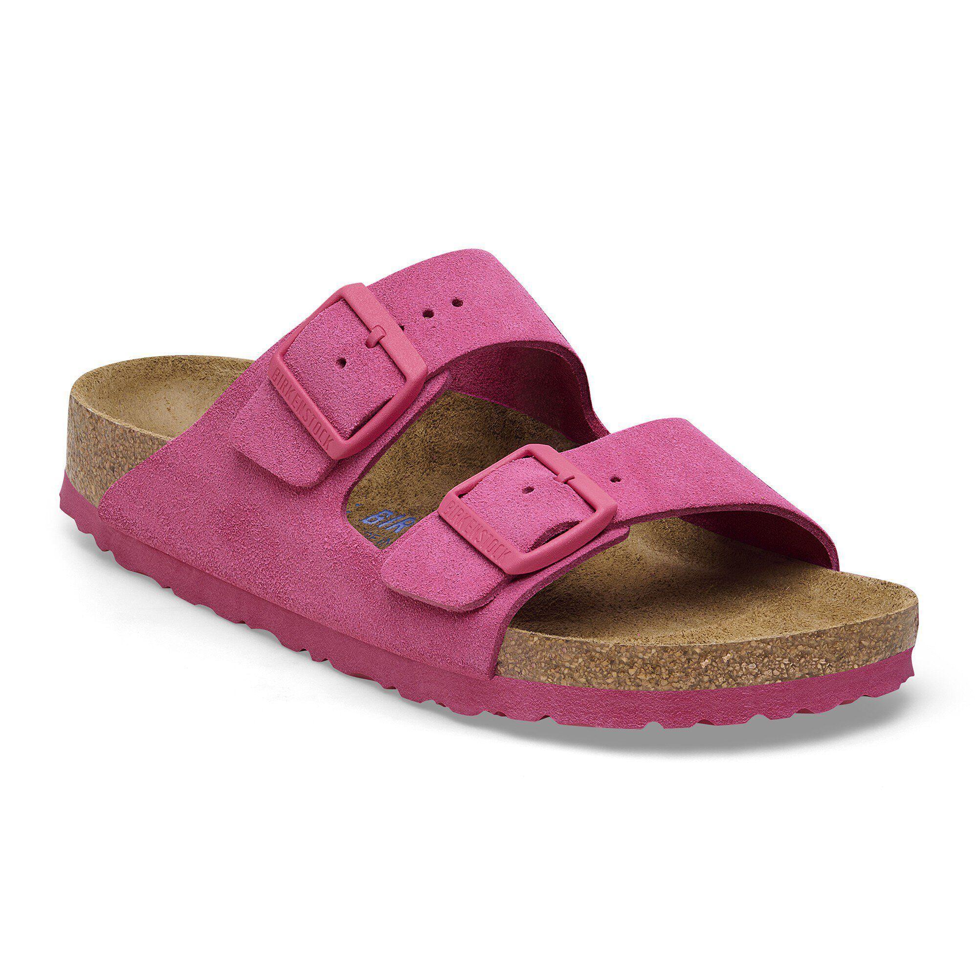 Arizona Soft Footbed Suede Leather Faded Purple Product Image