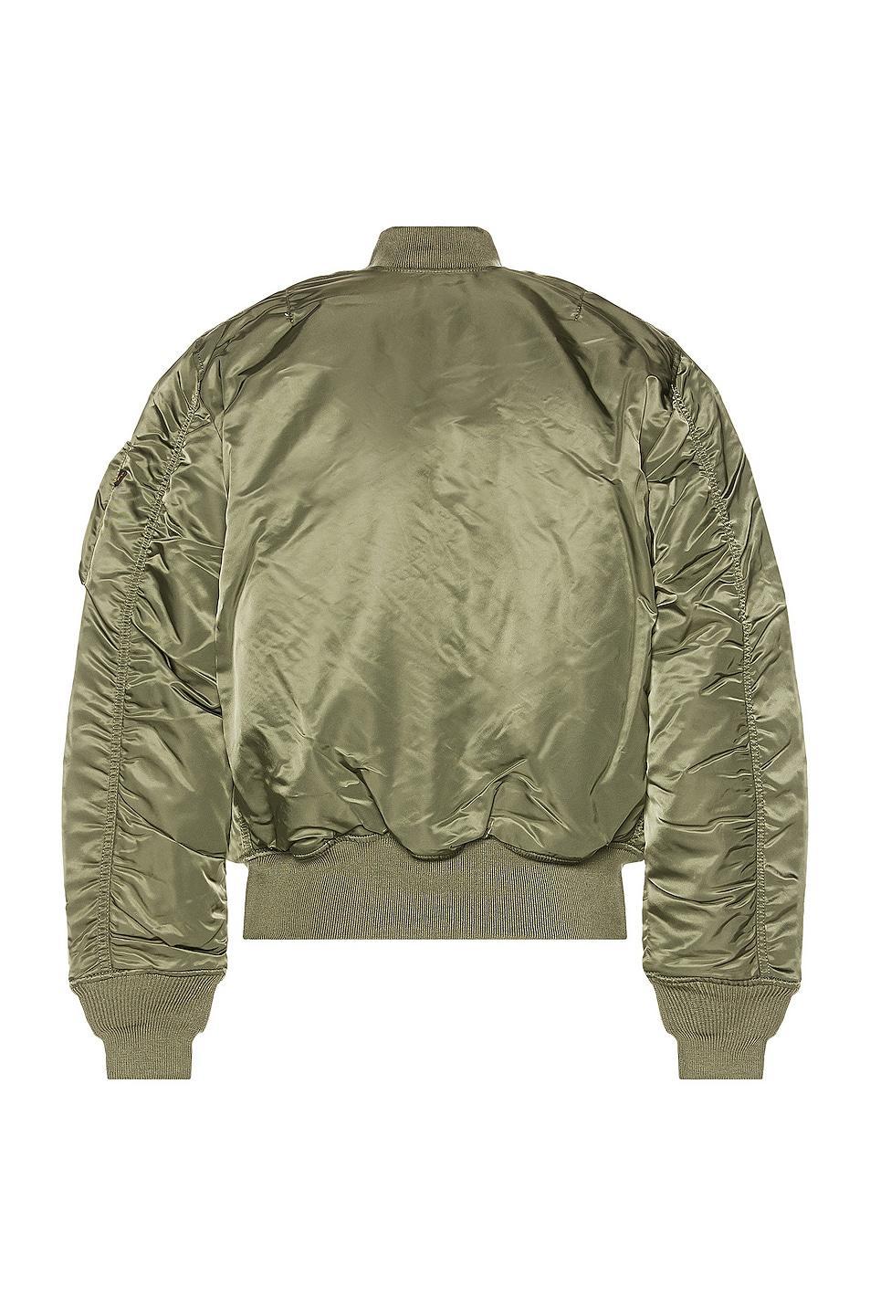 ALPHA INDUSTRIES MA-1 Bomber Jacket in Green Product Image