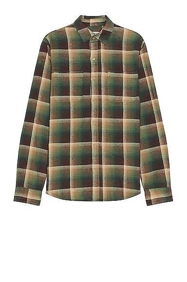 Plaid Cotton Flannel Shirt Product Image
