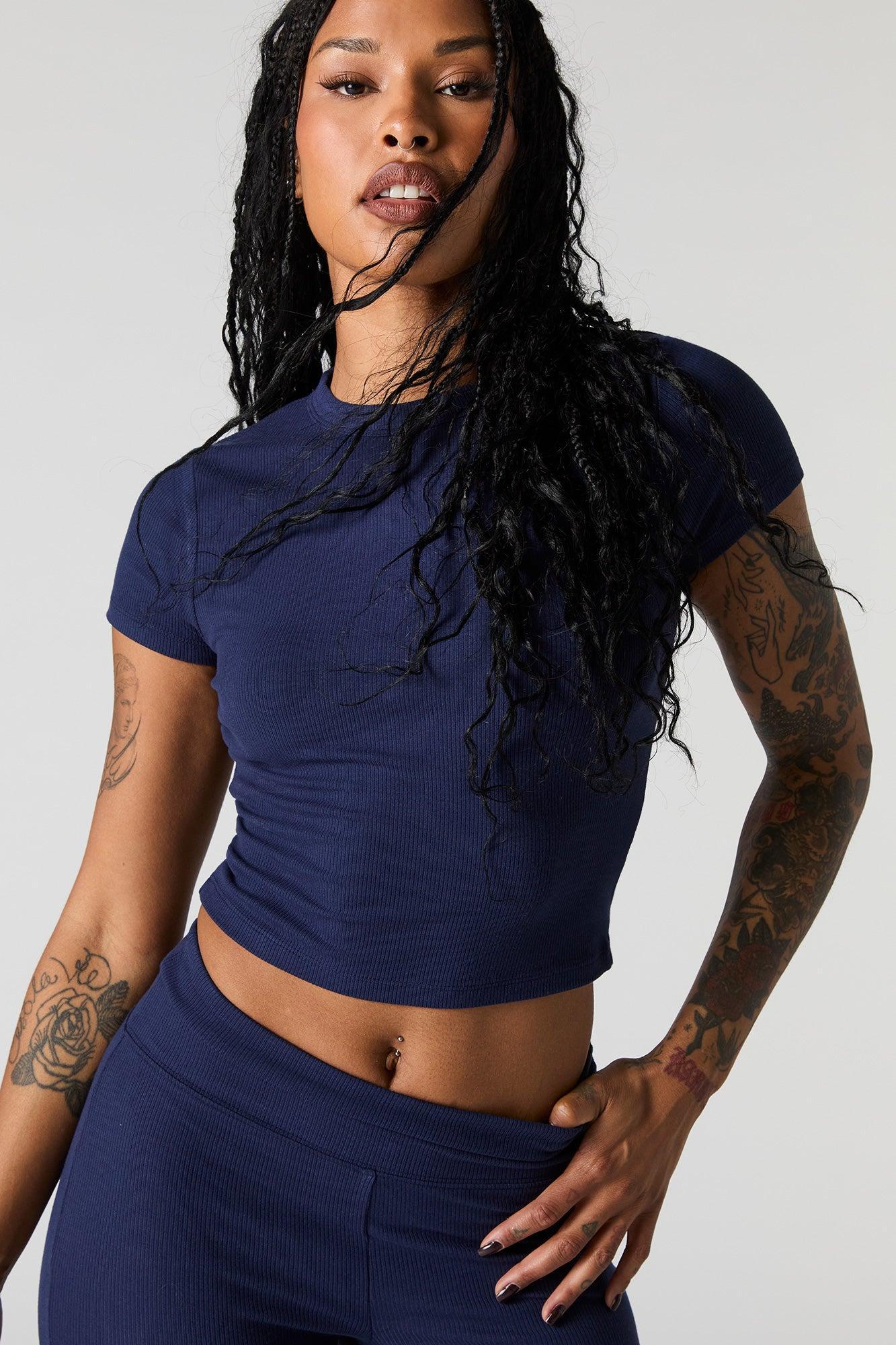 Active Soft Ribbed T-Shirt Female Product Image