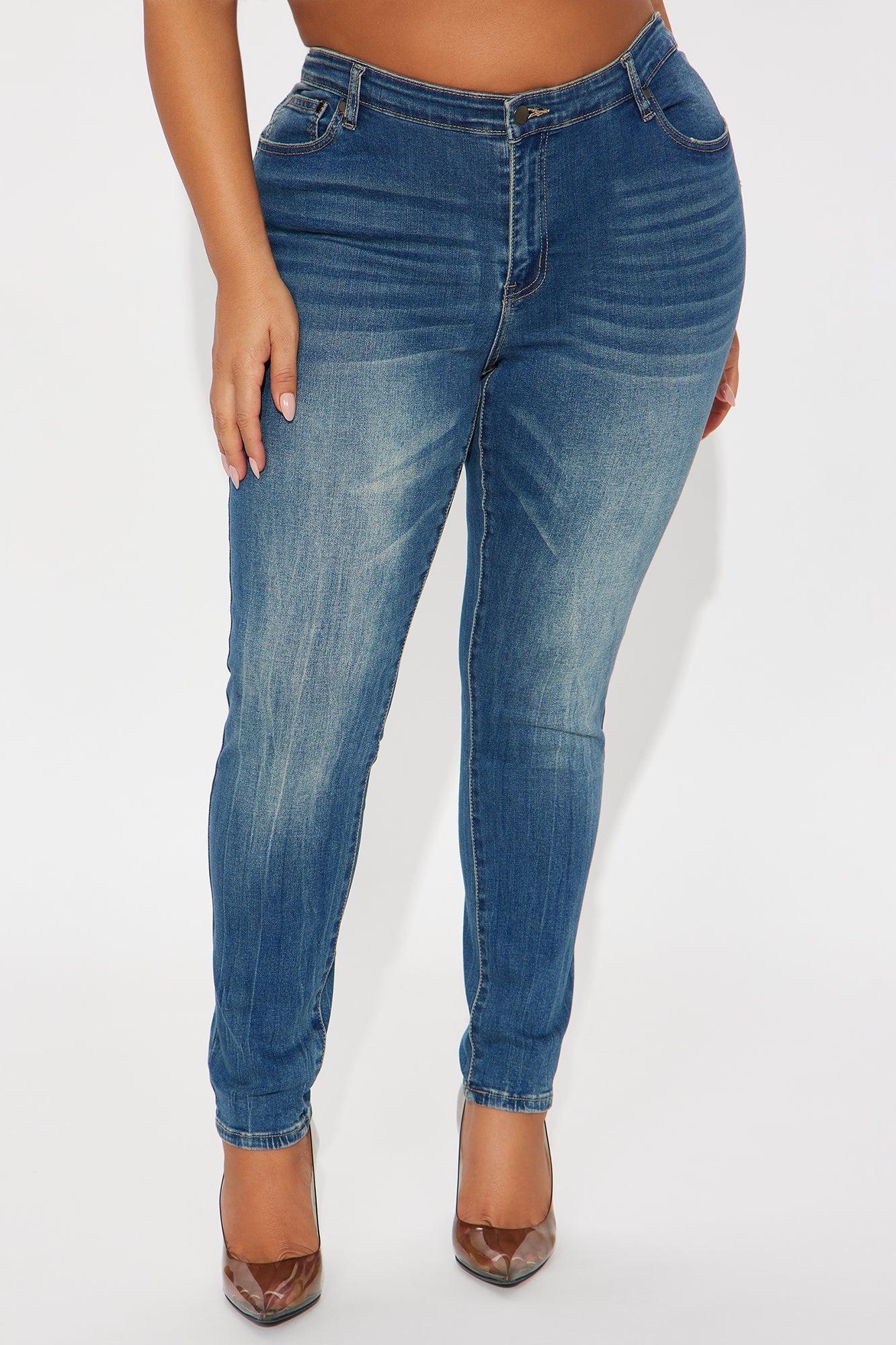 Iconic Mid Rise Skinny Jeans - Vintage Wash Product Image