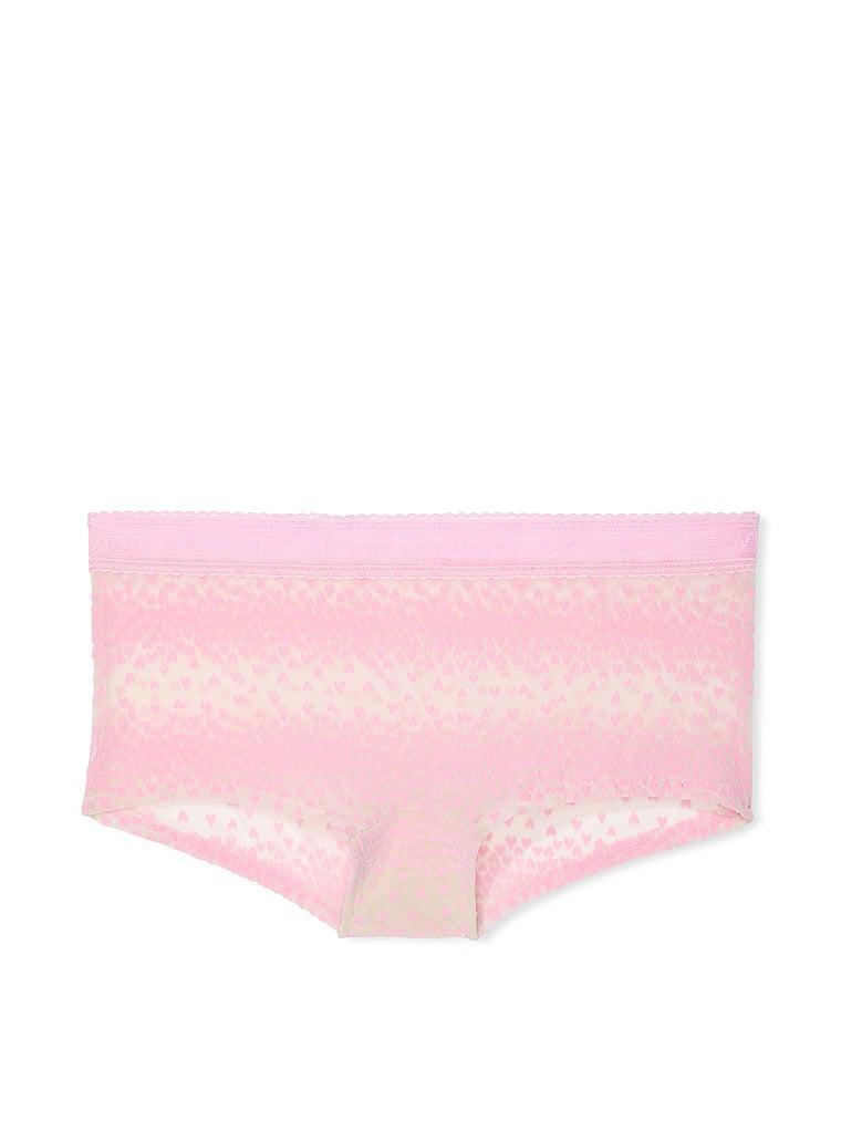 Logo Flocked Hearts Shortie Panty Product Image