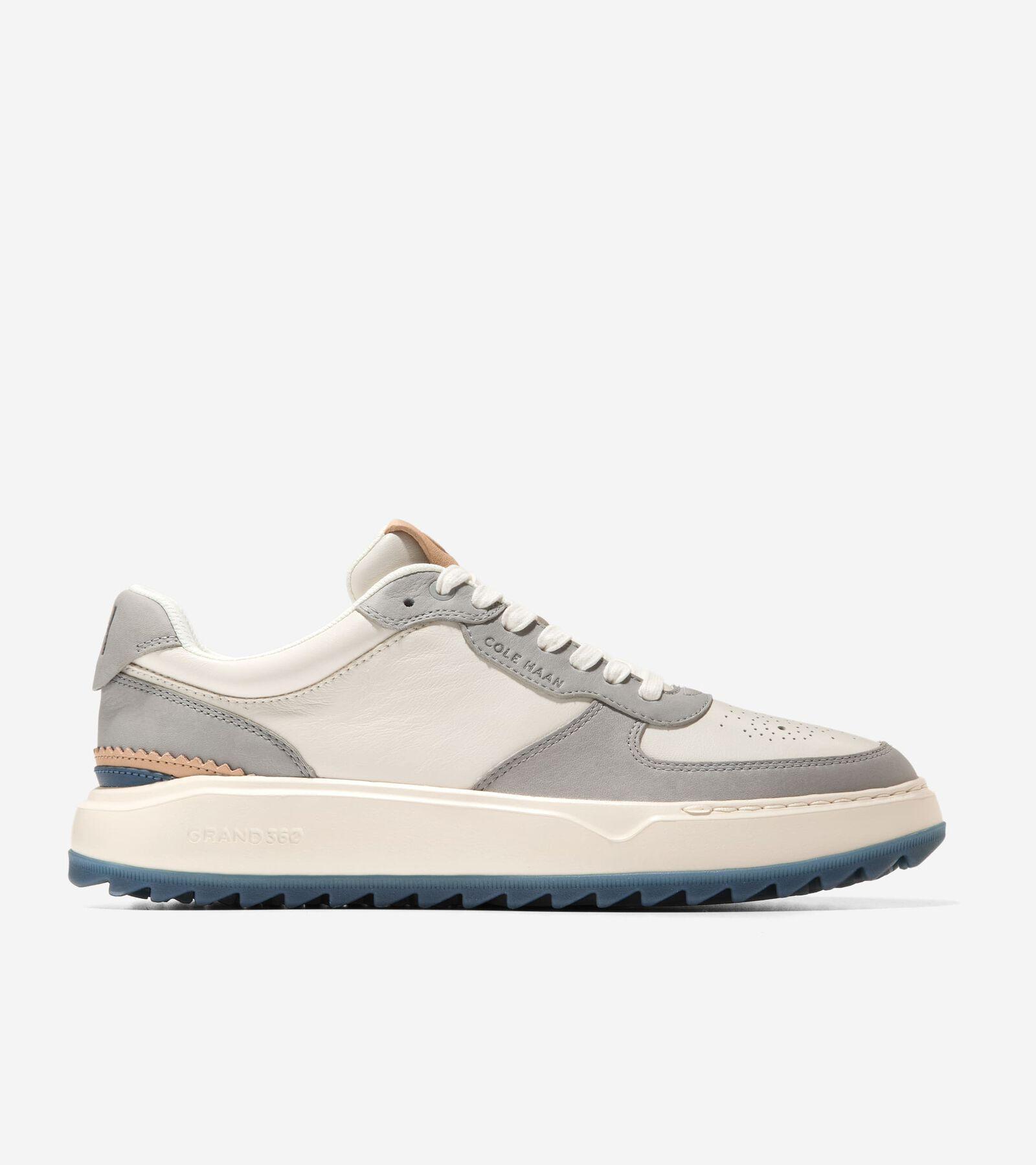 Cole Haan Grandpro Crossover Golf (Ivory/Drizzle) Men's Lace-up Boots Product Image