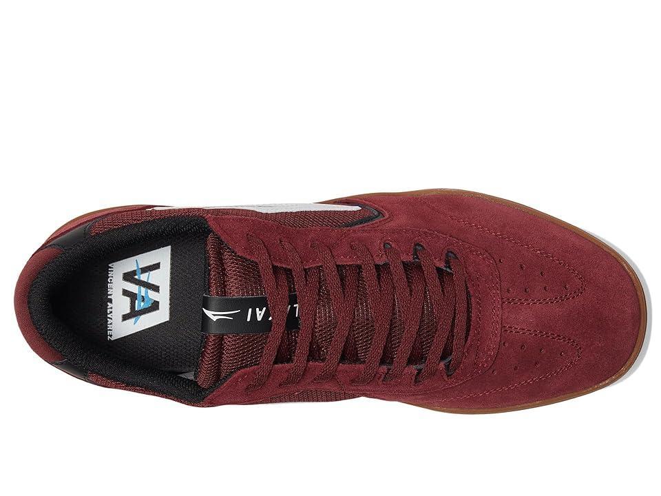 Lakai Atlantic (Burgundy/Gum Suede) Men's Skate Shoes Product Image