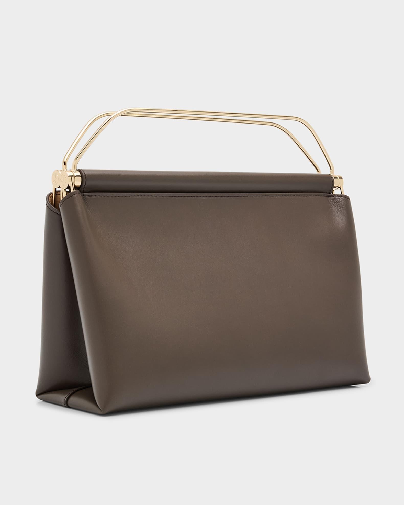 Avenue Large Polished Leather Clutch Bag Product Image