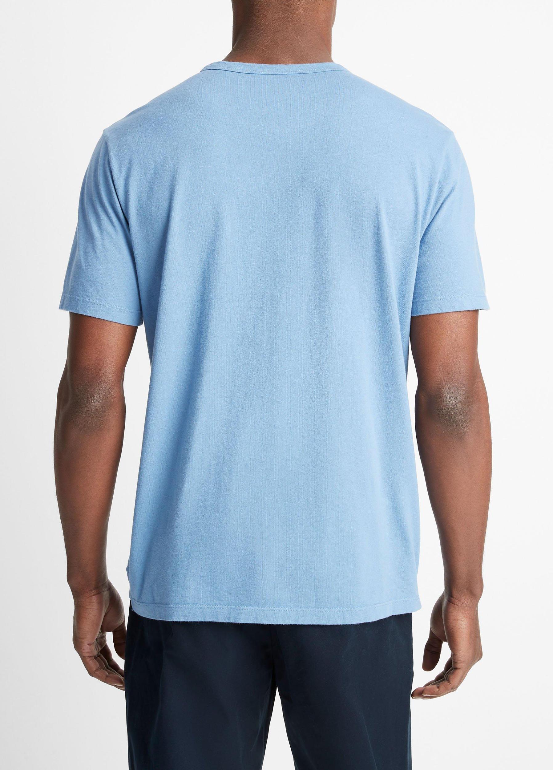 Mens Garment Dye Cotton T-Shirt Vince Product Image
