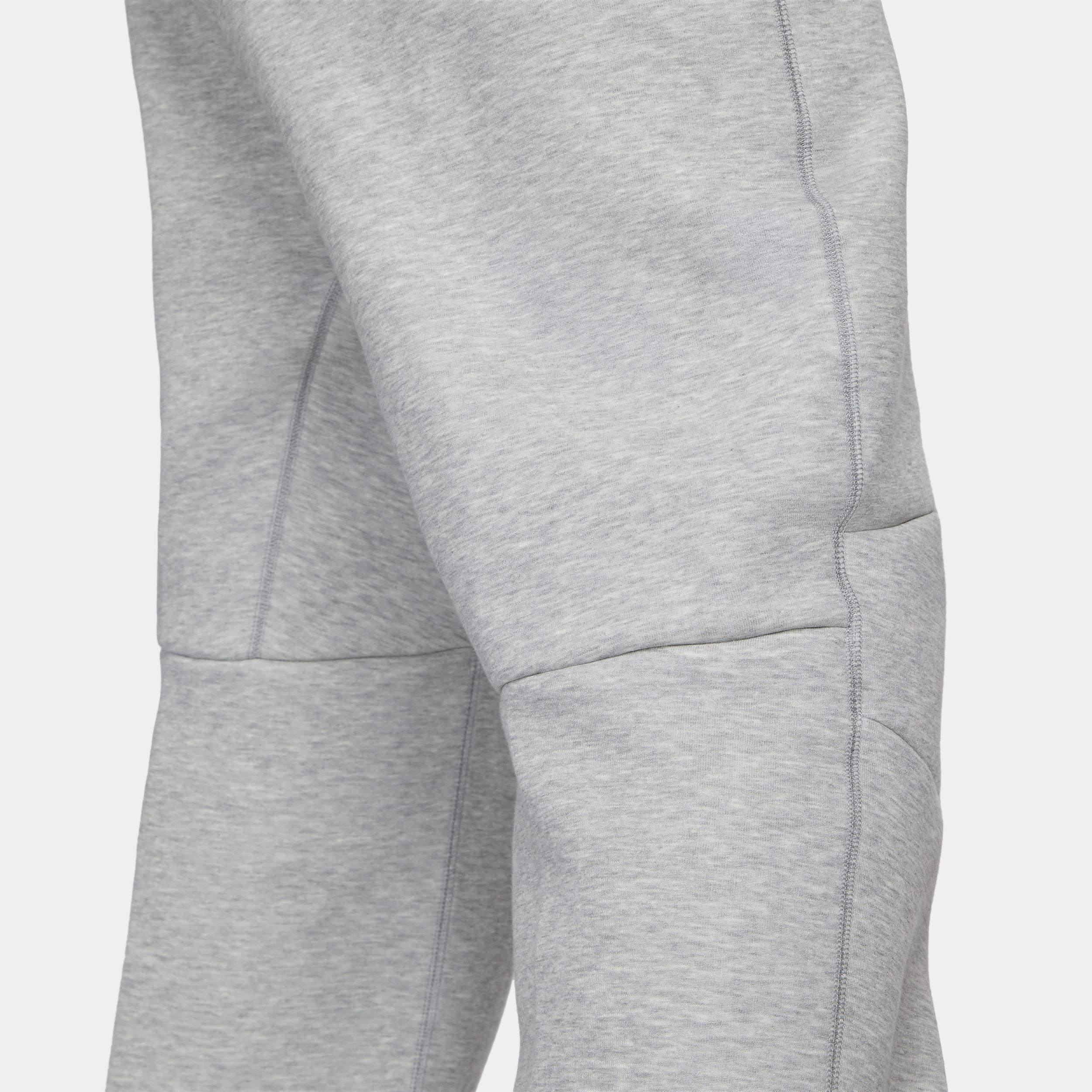Nike Mens Tech Fleece Open Hem Pants - Dark Grey Heather/Black Product Image