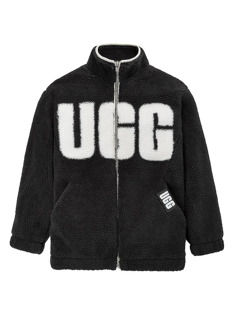 Womens Raquelle Logo Sherpa Jacket Product Image
