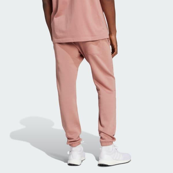 adidas ALL SZN Fleece Regular Tapered Pants Warm Clay L Mens Product Image