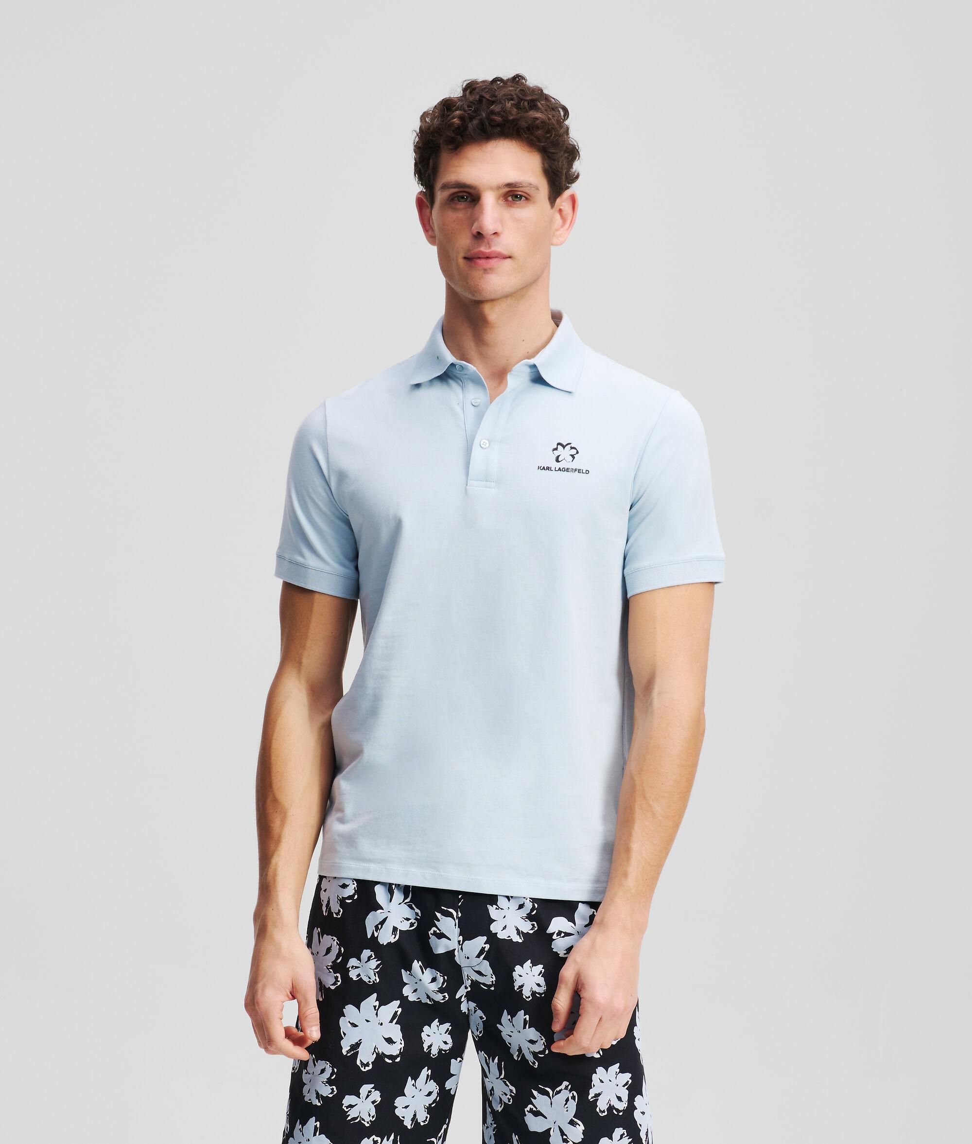 FLOWER PRINT POLO SHIRT Product Image