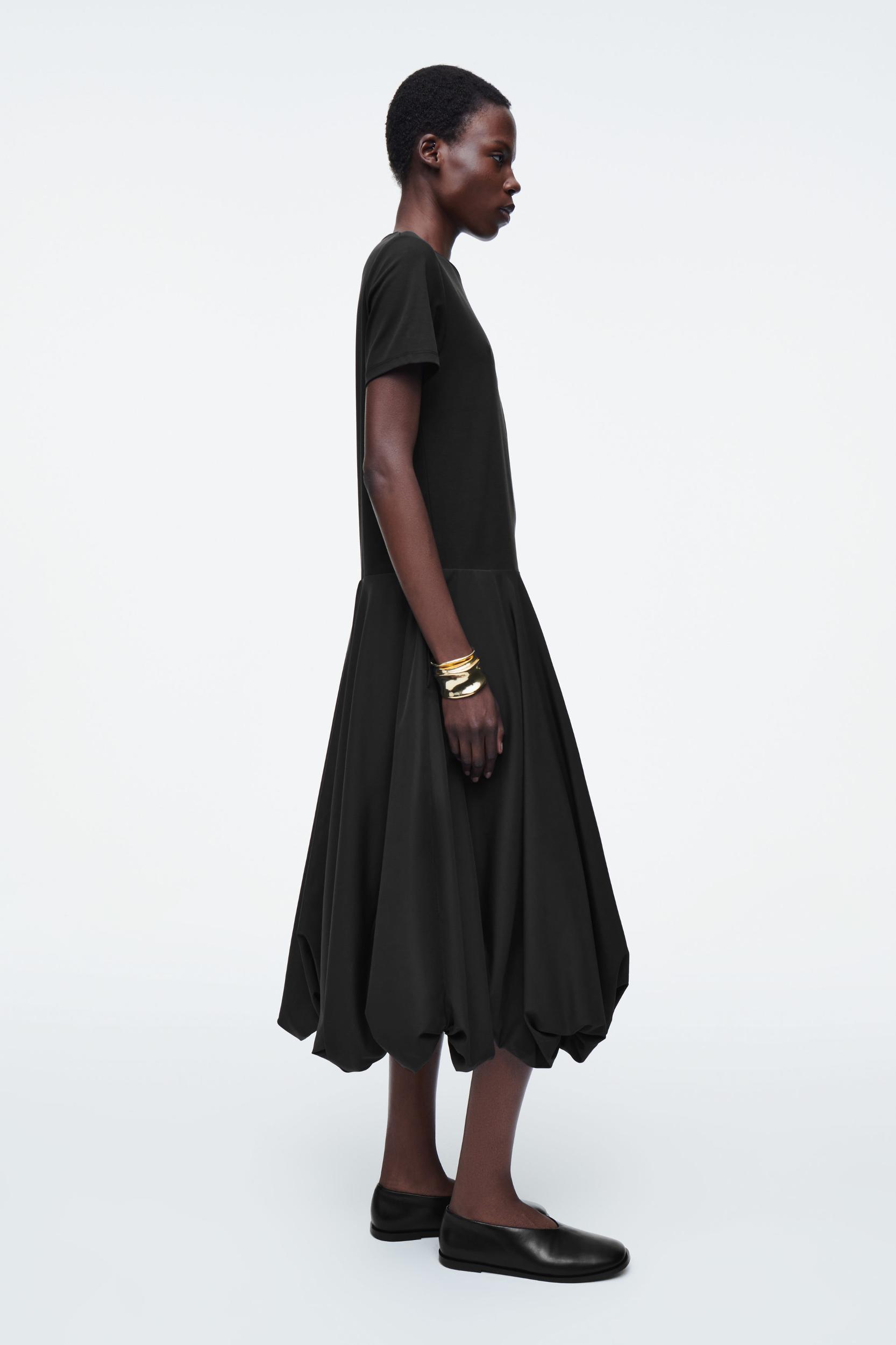BALLOON-HEM T-SHIRT DRESS Product Image