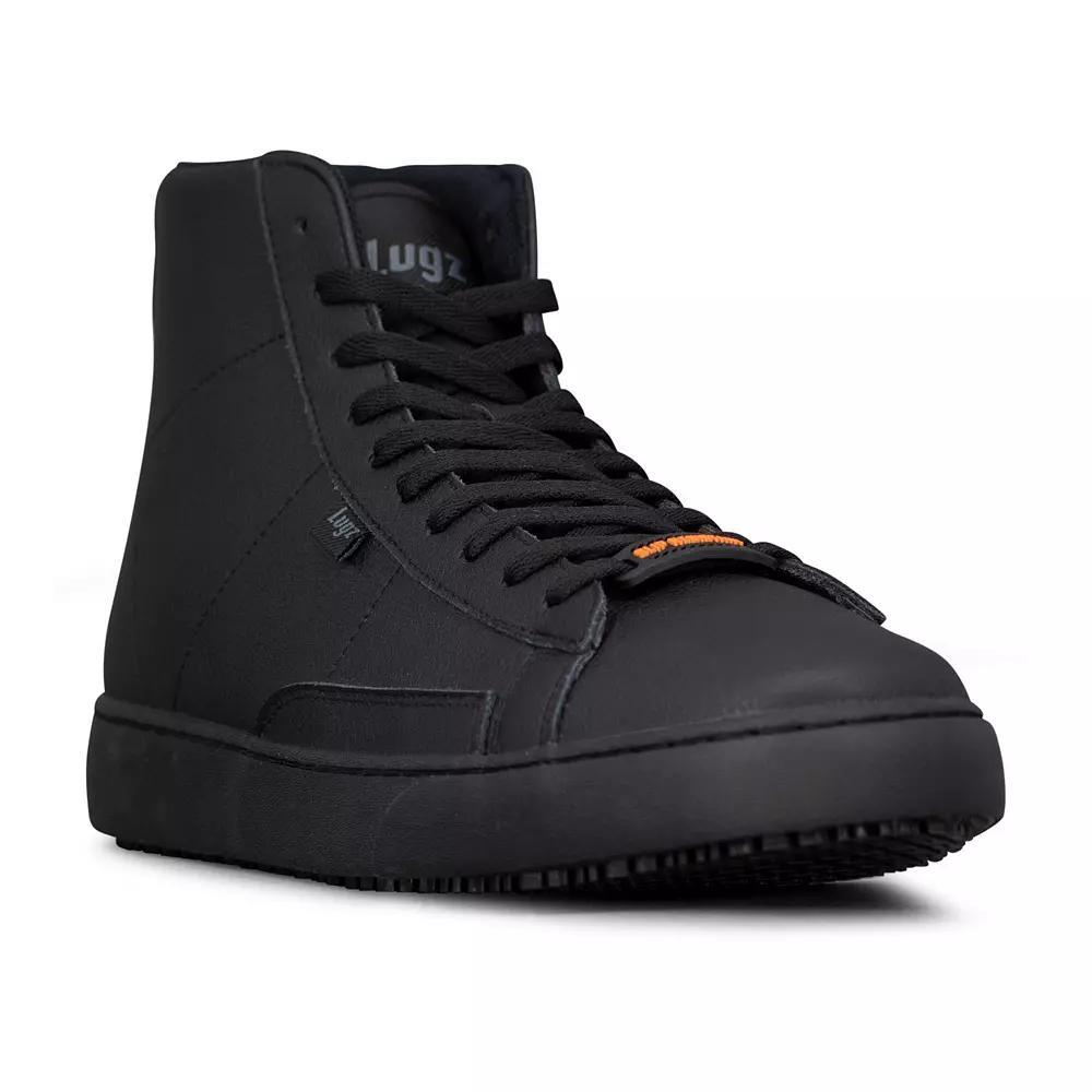 Lugz Drop Hi Men's Leather Slip-Resistant Sneakers, Size: 8, Black Product Image