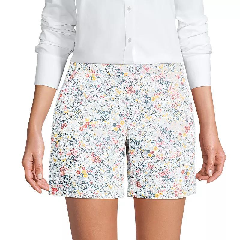 Petite Lands' End Pull-On Chino Shorts, Women's, Size: 6 Petite, Desert Product Image