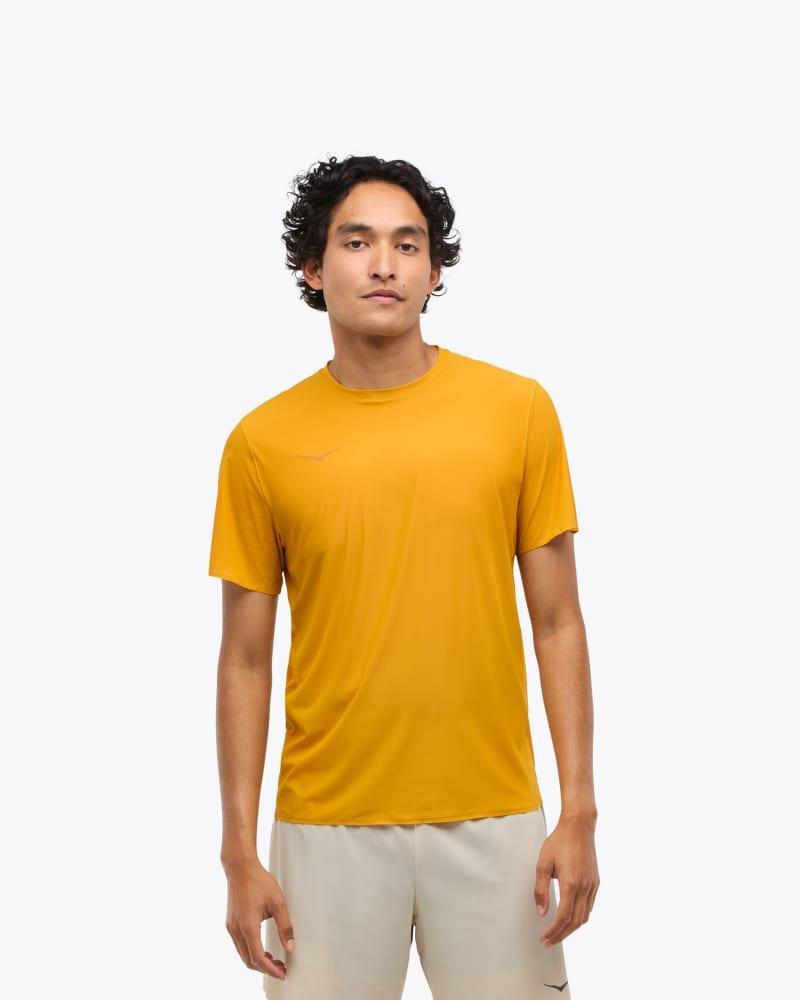 HOKA Mens Airolite Run Short Sleeve Shirt Product Image