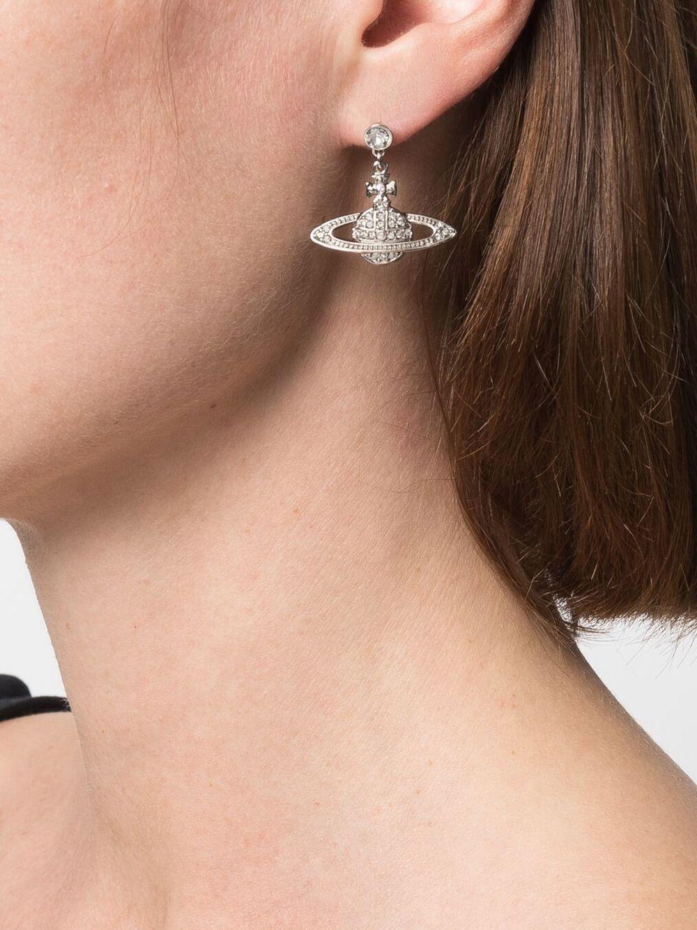 crystal orb earrings Product Image