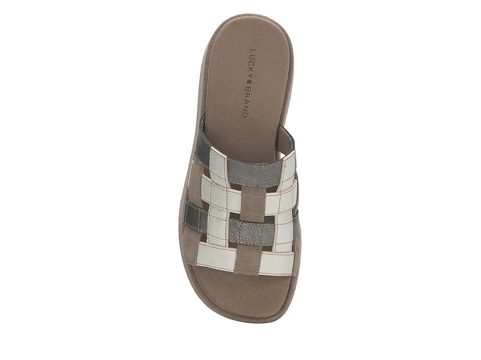 Lucky Brand Ulrich Woven Platform Sandal (Desert Taupe) Women's Sandals Product Image