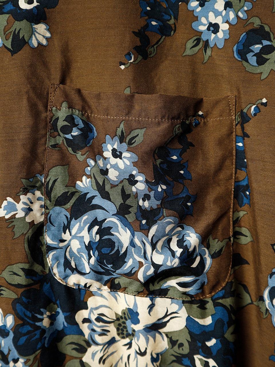 SILK RAYON CHAMPETRE MARIA PATTERN WRANGLE COLLAR ALOHA SHIRT Male Product Image