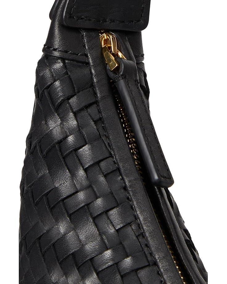 Madewell The Essential Curve Shoulder Bag in Handwoven Leather Product Image