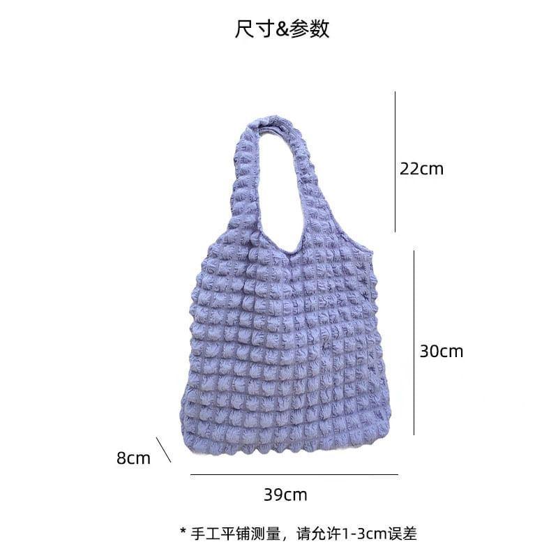 Puffed Plain Tote Bag Product Image