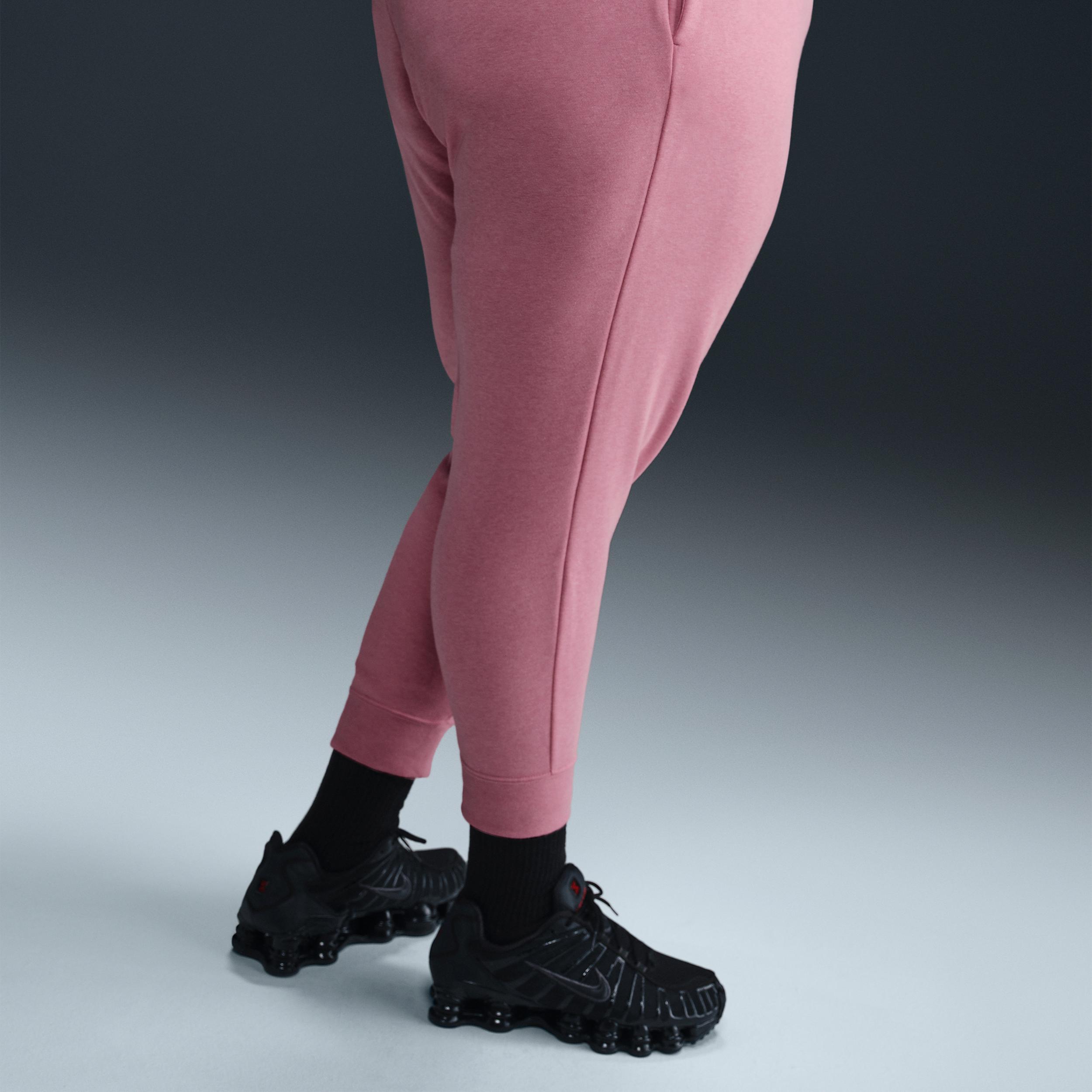 Womens Nike Sportswear Club Fleece Mid-Rise Jogger Pants (Plus Size) Product Image