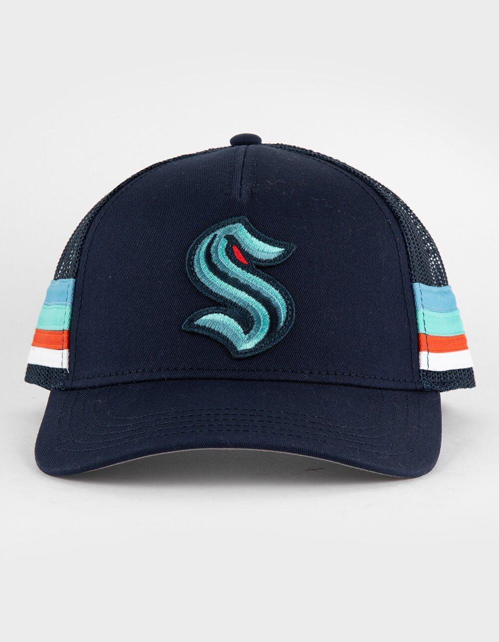 AMERICAN NEEDLE Hotfoot Seattle Kraken NHL Mens Trucker Hat - NAVY Product Image