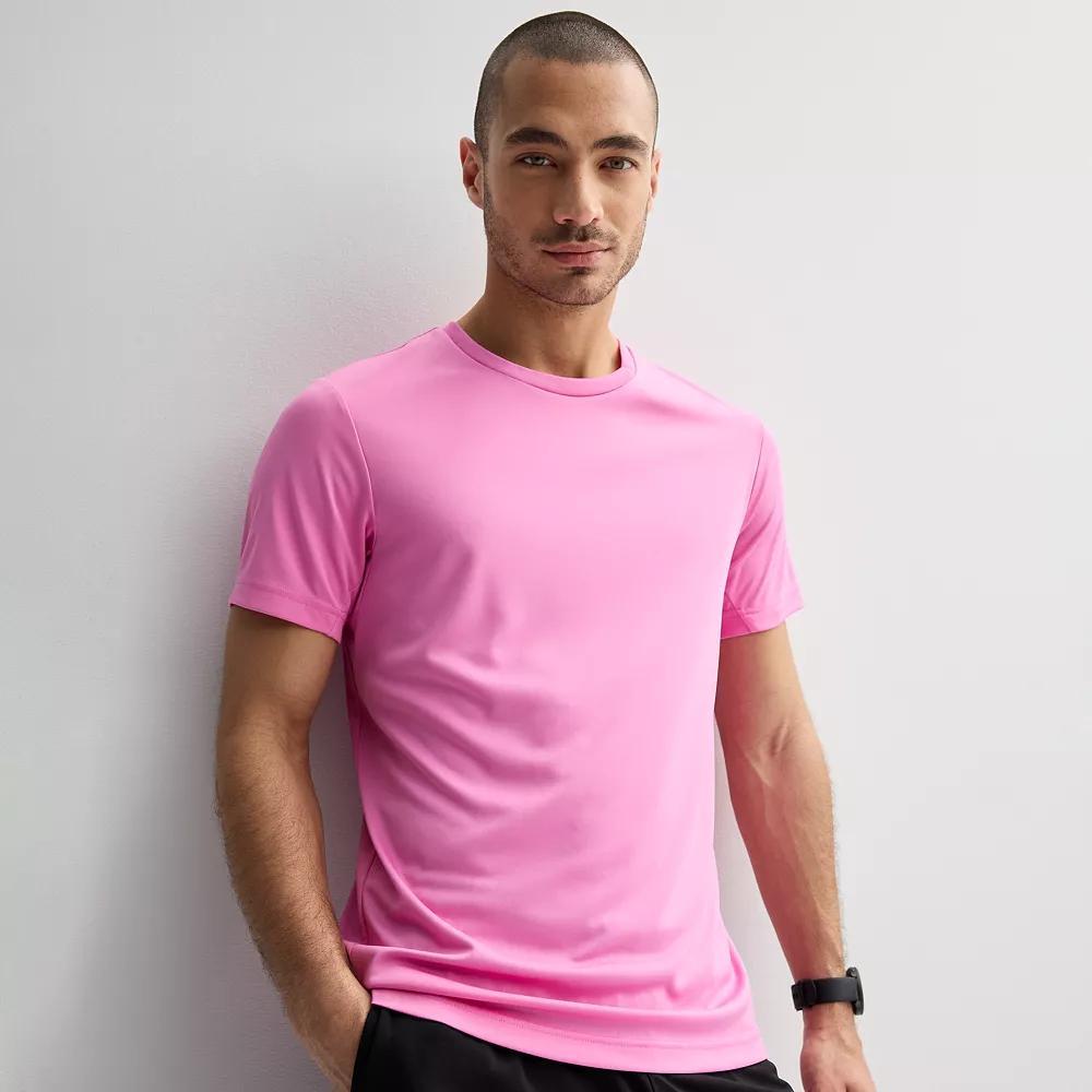 Men's Tek Gear® Dry Tek Tee, Size: Large, Hawk Grey Product Image