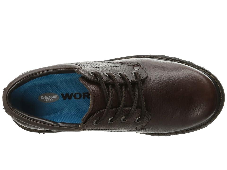 Dr. Scholl's Harrington Men's Slip-Resistant Work Oxford's, Size: 10.5 Wide, Brown Product Image