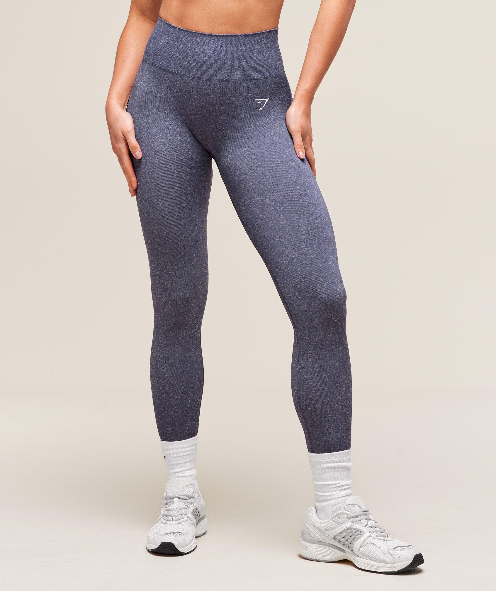 Gymshark Adapt Fleck Seamless Leggings - Weighted Purple/Metal Purple Female Product Image