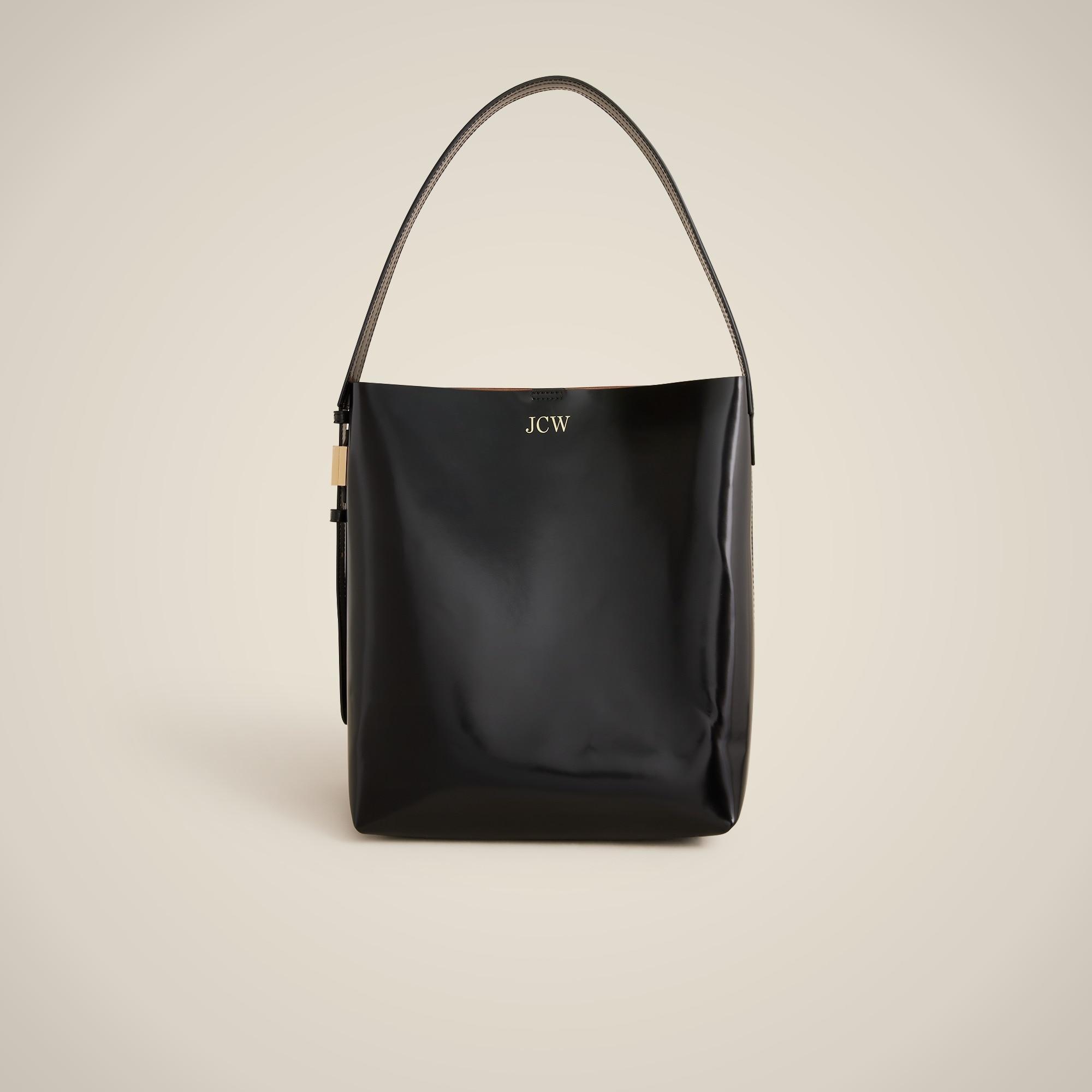 Edie bucket bag in Italian leather Product Image