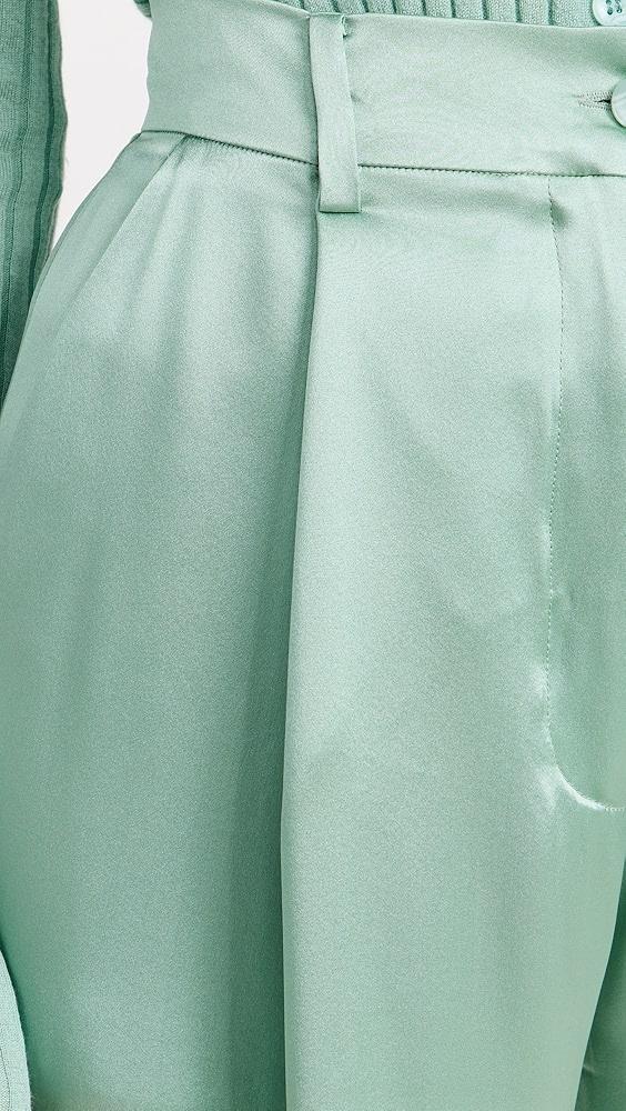 Sablyn Pleated Silk Pants | Shopbop Product Image