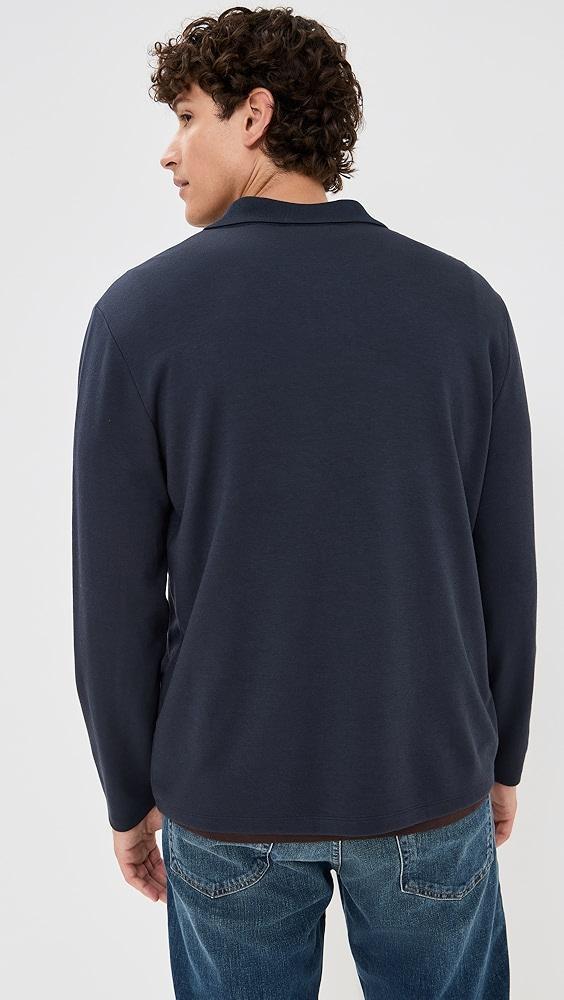 Vince Milano Long Sleeve Johnny Collar Sweater | Shopbop Product Image