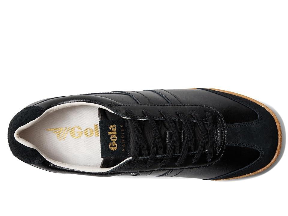 Gola Harrier 001 White/Gum) Men's Lace up casual Shoes Product Image