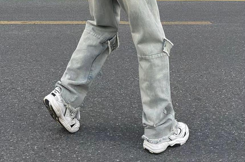High Waist Loose Fit Jeans Product Image
