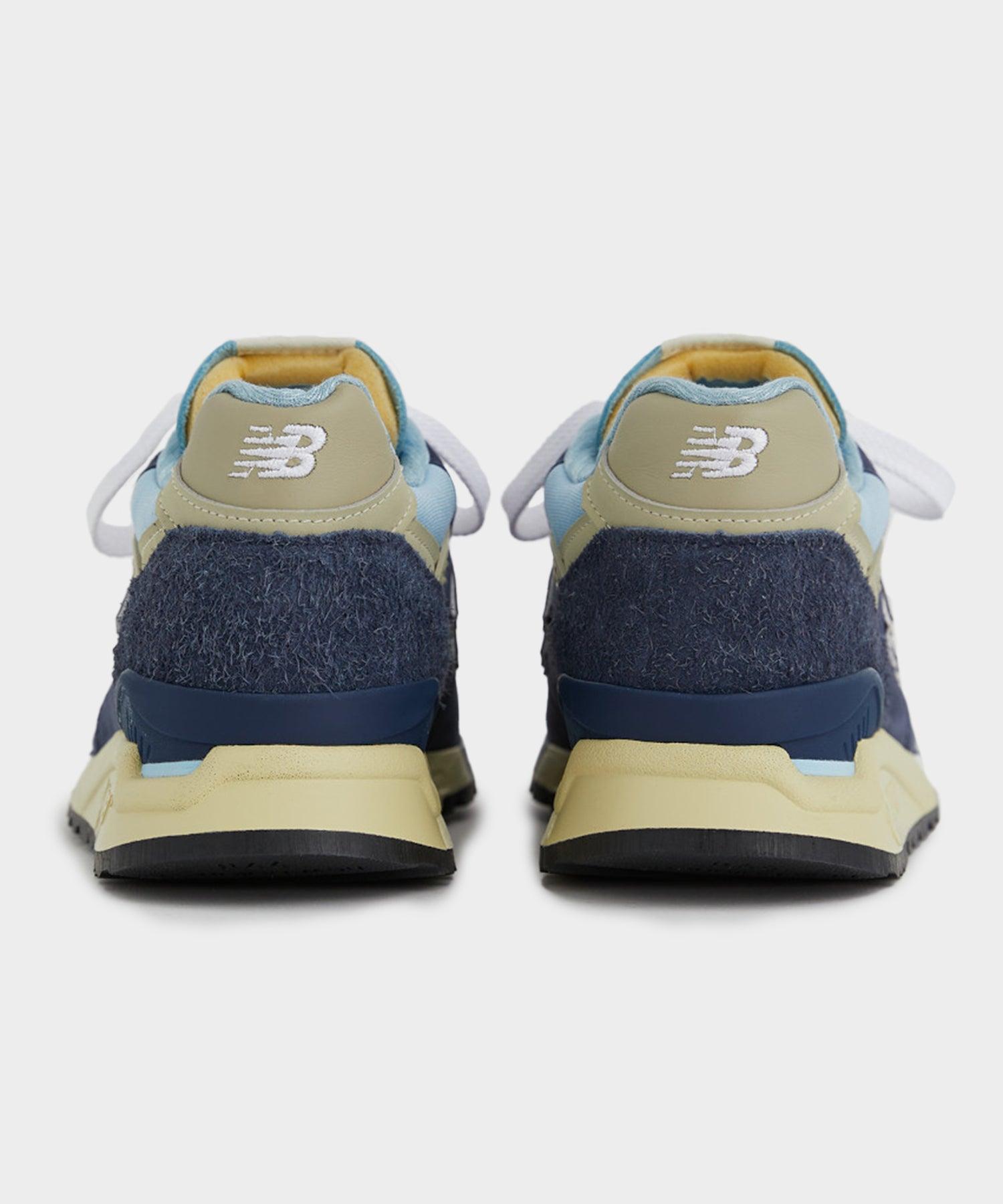 New Balance Made in USA 998 in Navy + Chrome Blue Product Image