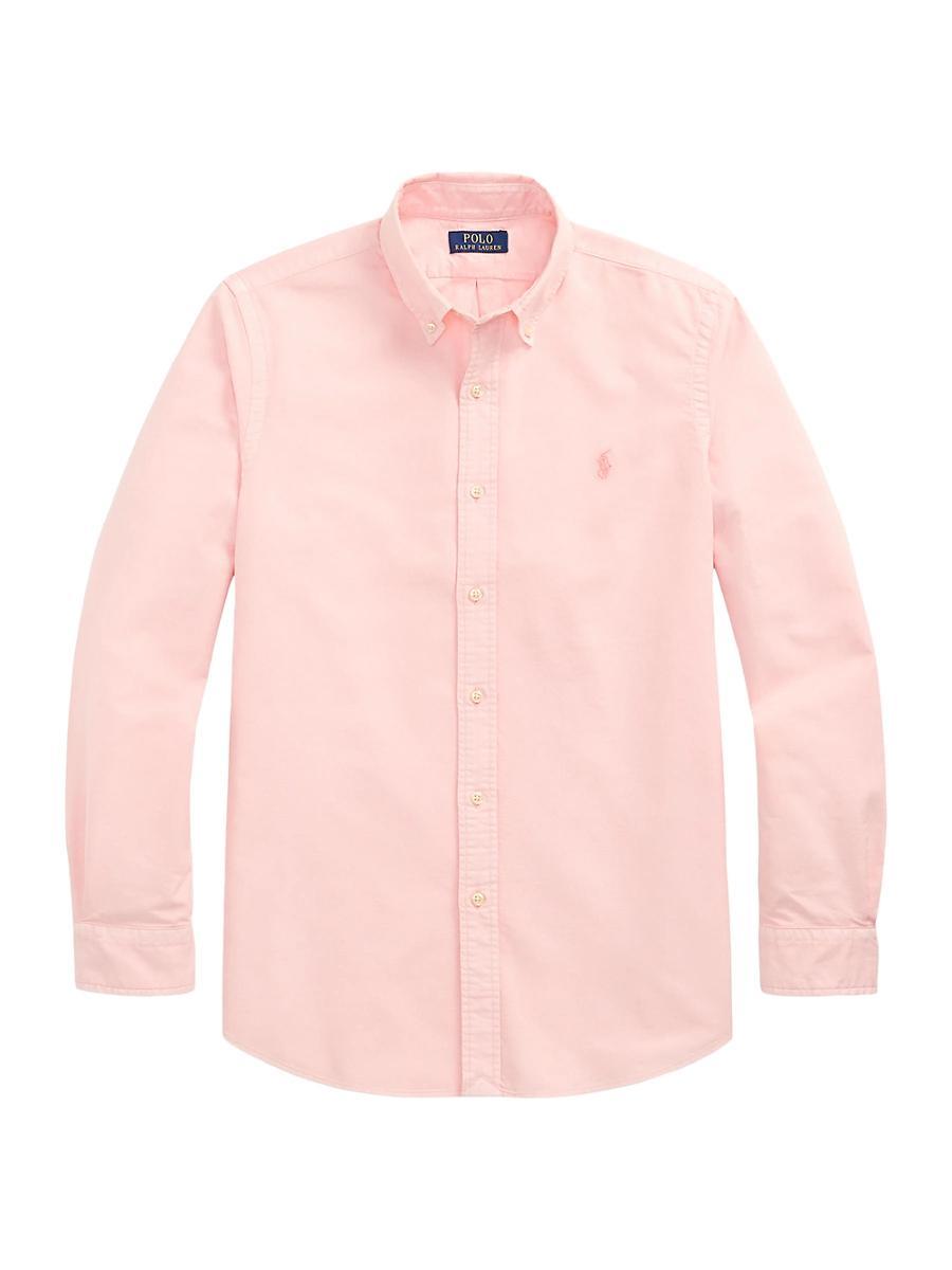Mens Classic-Fit Mineral-Dyed Oxford Shirt Product Image