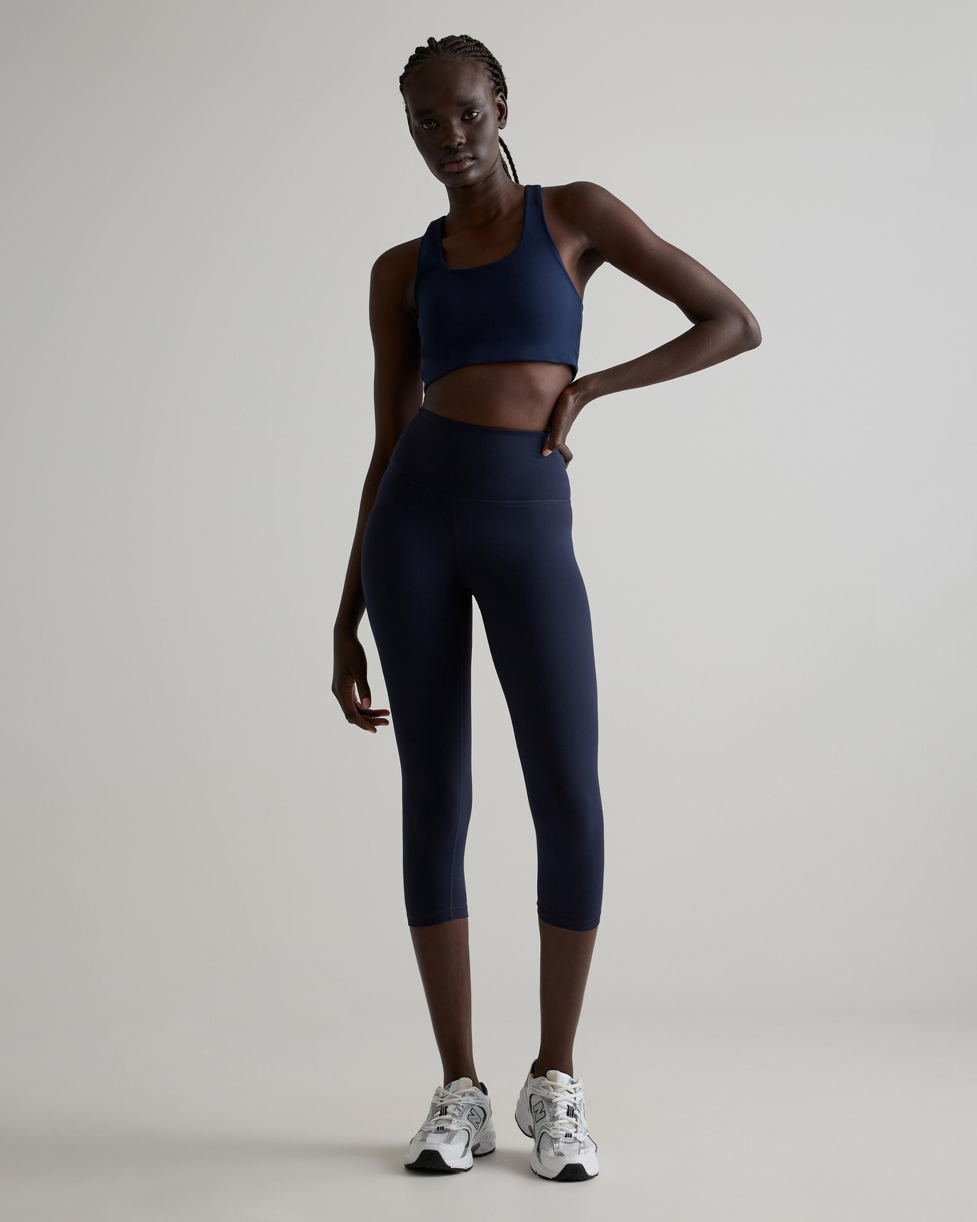 Quince | Women's Ultra-Form High-Rise Capri Size XS, Nylon/Spandex Product Image