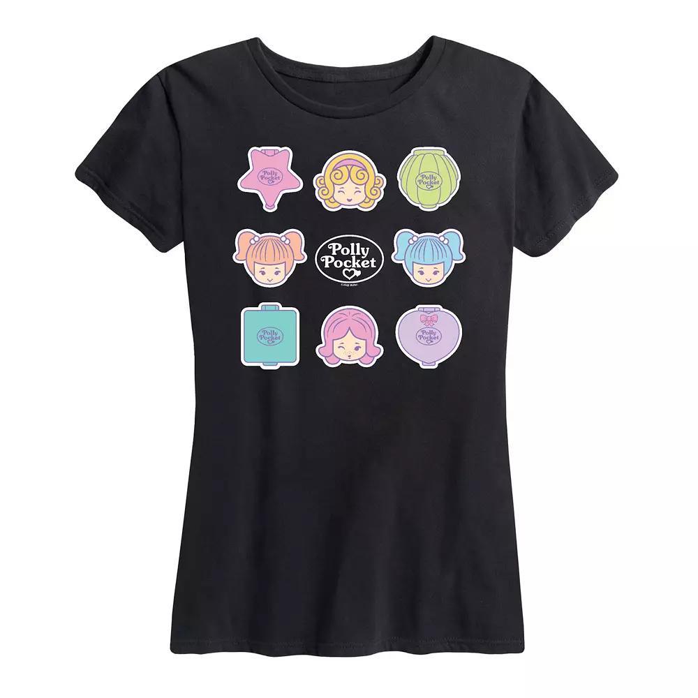 Womens Polly Pocket Grid Graphic Tee Product Image