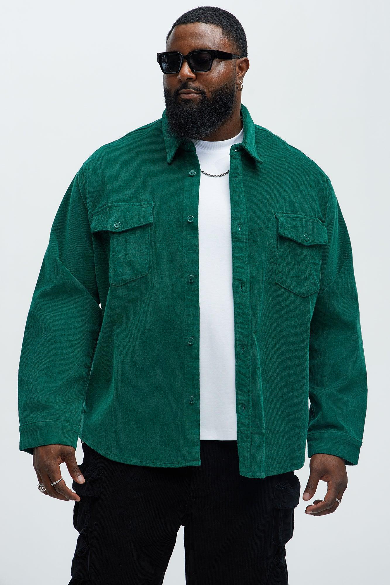 Hanlon Corduroy Shirt - Green Product Image