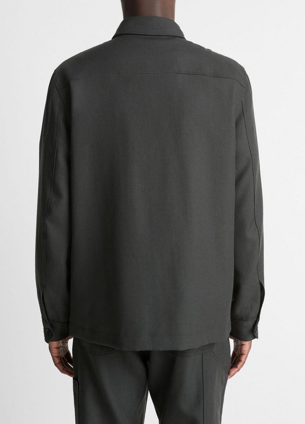 Italian Tropical Wool Field Jacket Product Image