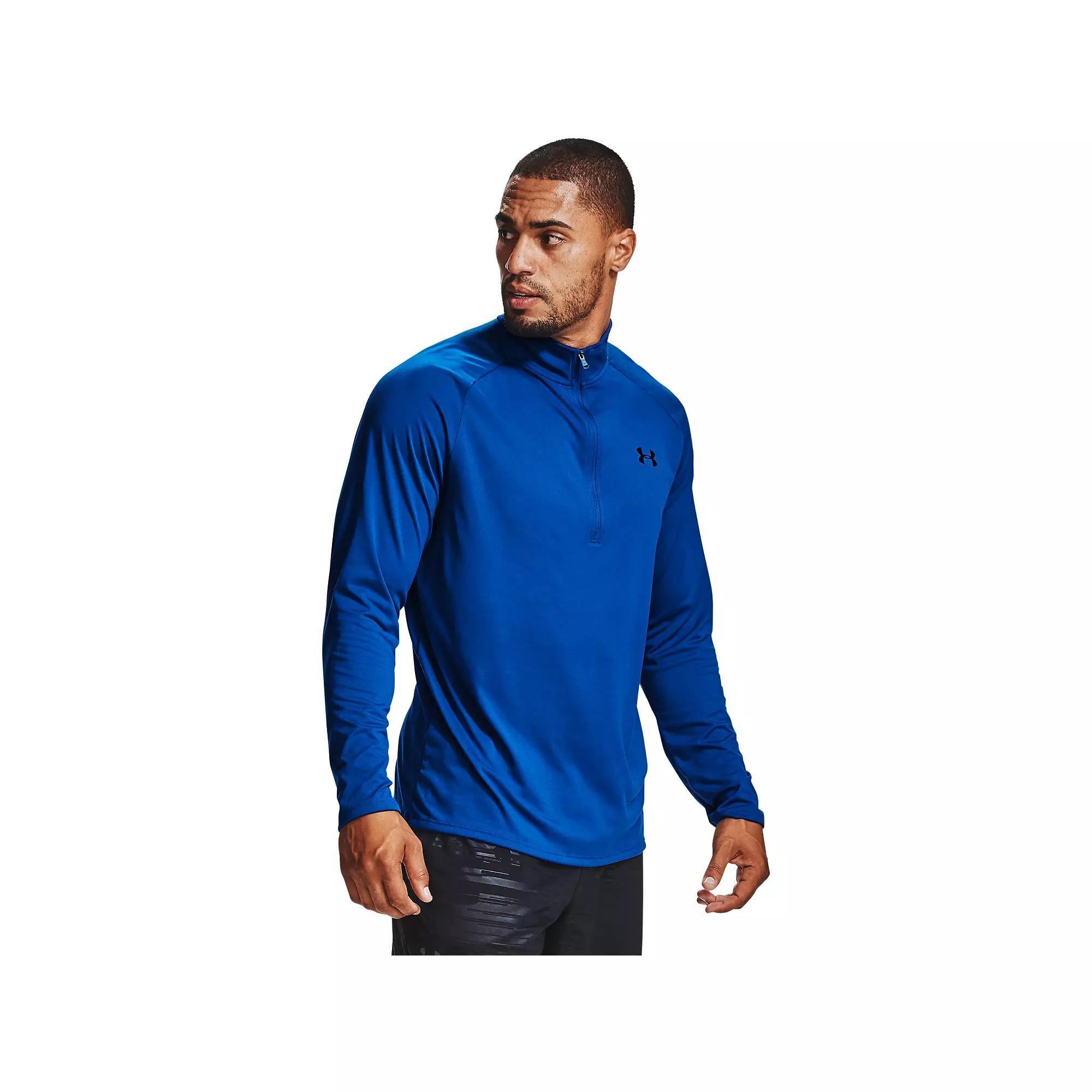 Big & Tall Under Armour Tech 2.0 Half-Zip Top, Men's, Size: 3XL, Royal Product Image