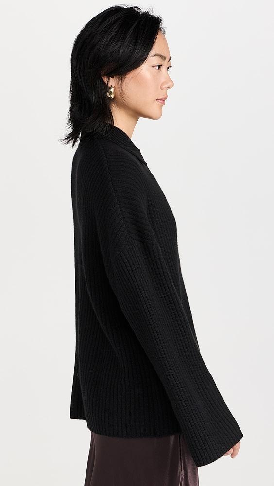 Reformation Fantino Cashmere Collared Cardigan | Shopbop Product Image