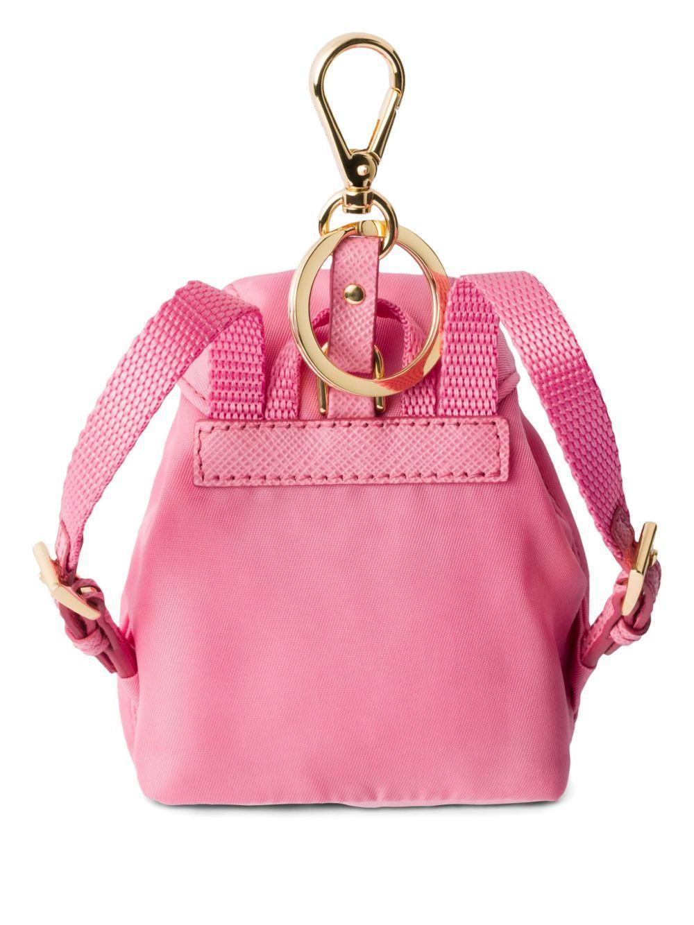 mini Icon Re-Nylon bag charm Product Image