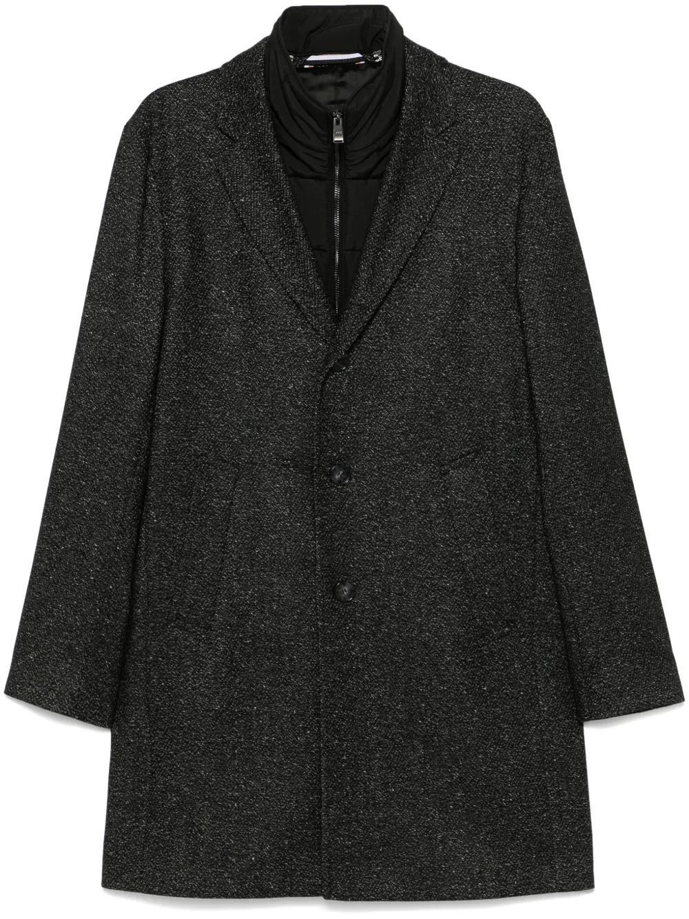HUGO BOSS Detachable-panels Coat In Blau Product Image
